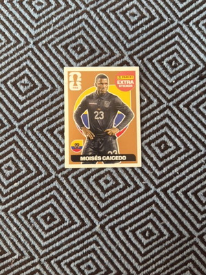 Moises Caicedo Extra Sticker New