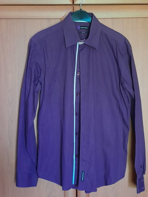 Men's shirt used, size M, purple