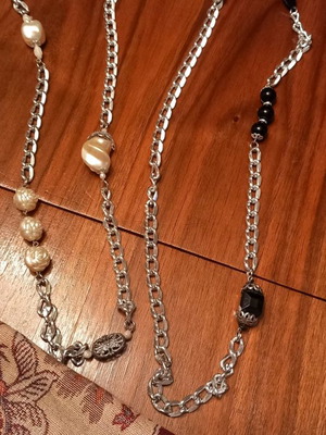 Necklaces two chains, beautiful set