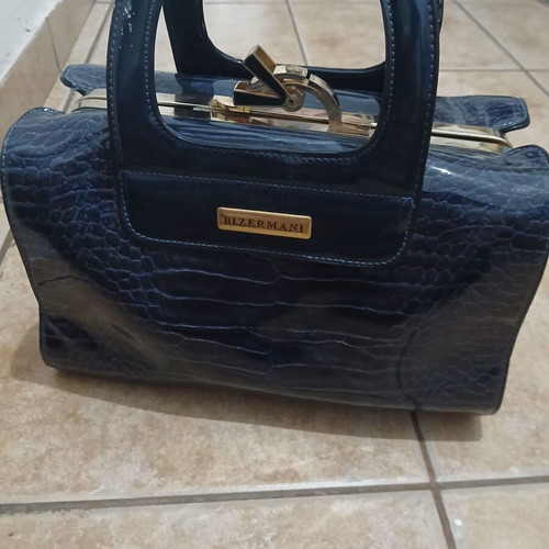 Bezermani dark blue women's handbag
