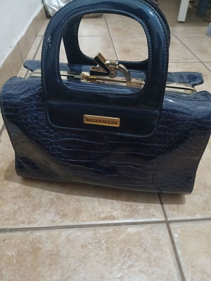 Bezermani dark blue women's handbag