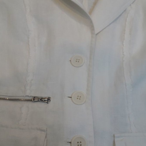 Sisley white jacket used, size S