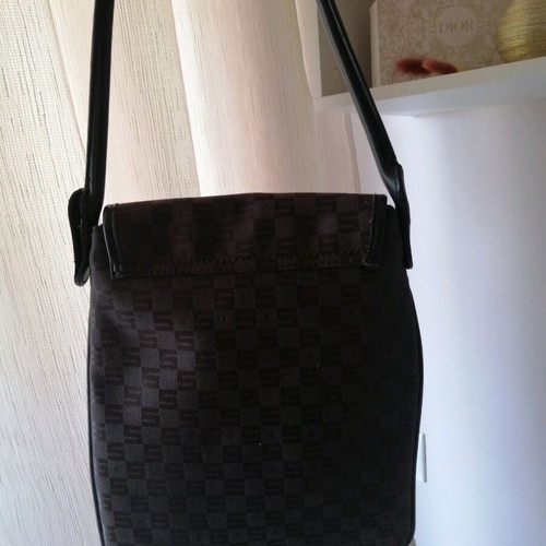 Sisley handbag dark-colored women's with metal details like new