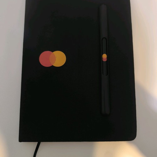 Mastercard collectible notebook new, black