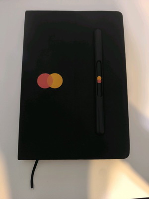 Mastercard collectible notebook new, black
