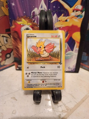 Spearow card from Jungle 1999 Pokemon collection used