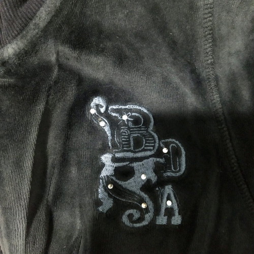 Velvet blue jacket used medium BDA