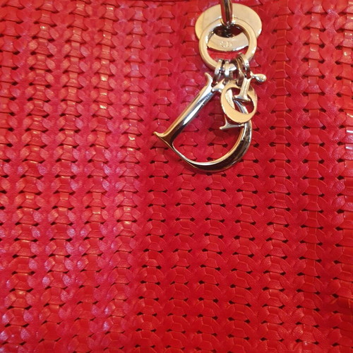 Book tote Dior large size, good as new, red