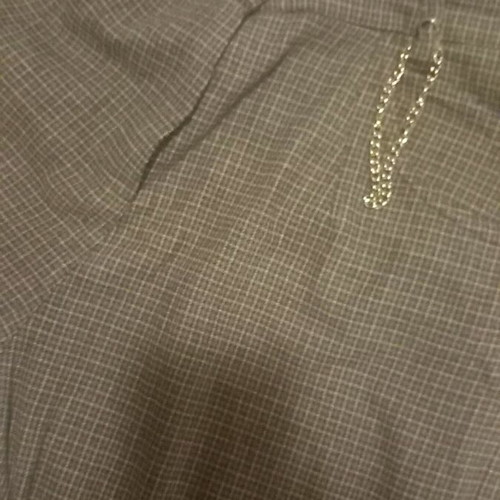 Please women's boyfriend style pants like new, black and brown, size M