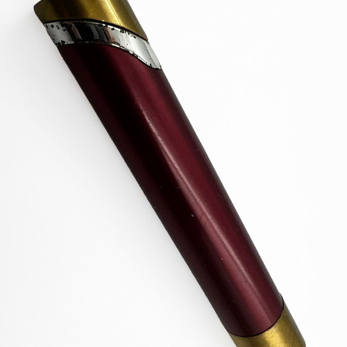 Ronson Varaflame Comet lighter vintage used burgundy