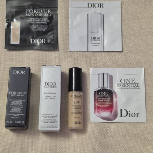 Dior skincare samples new set