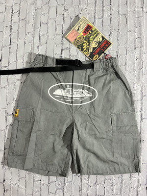 Corteiz Alcatraz Cargo Shorts XL new, gray