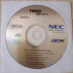 Nero Express 6 software used, simple case