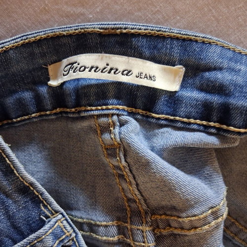Fiorina Jeans Flared Pants Size L Used Blue