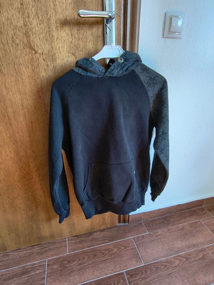 Paco & Co black hoodie sweatshirt size S