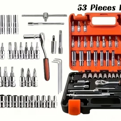 Socket Set 53 Pieces New with Bits and Extensions