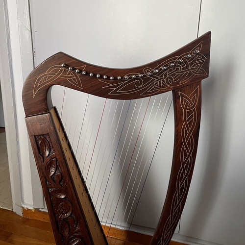 19 String Boru Harp Rosewood new
