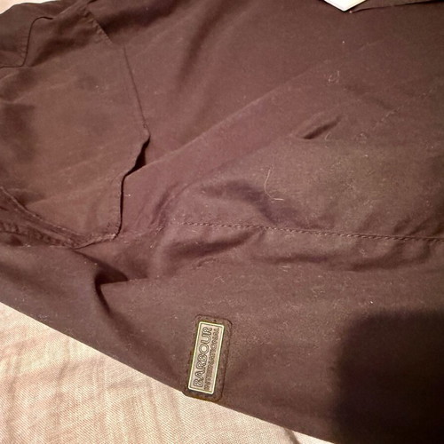 Barbour black jacket size M like new