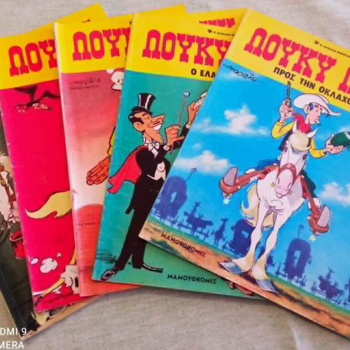 Lucky Luke Mamouth Comix pack of 5 comics like new 1988-1990 editions