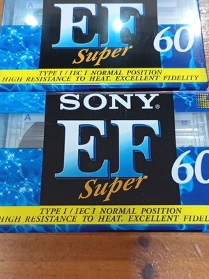 Κασέτα Sony EF 60min καινούργια, σφραγισμένη