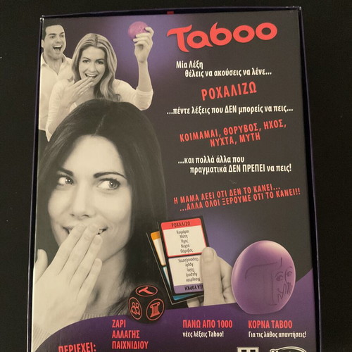 Taboo board game