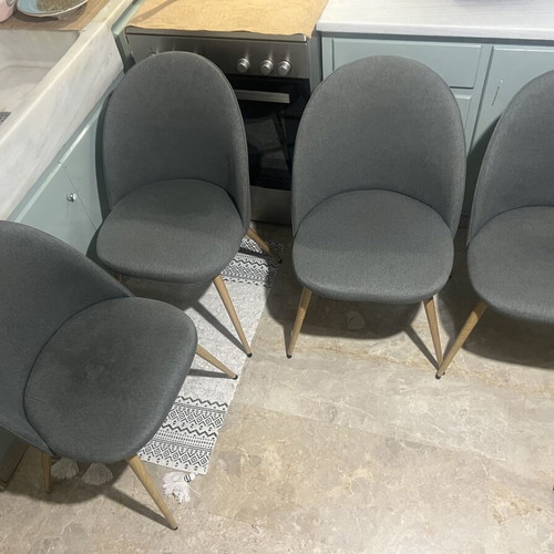 Jysk Kokedal dining chairs set of 4 like new