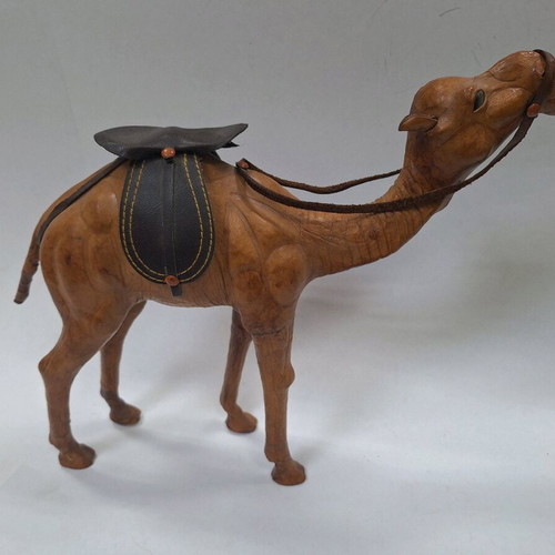 Camel leather 33 cm height like new