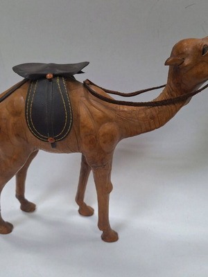 Camel leather 33 cm height like new