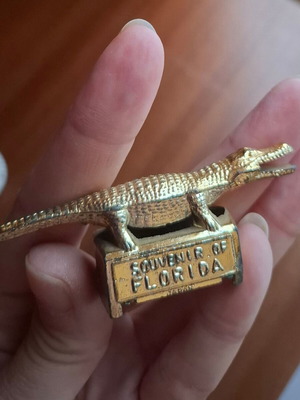 Metal pencil sharpener souvenir from Florida