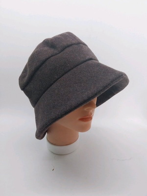 Vintage women's winter hat Ein Mayser Milz Hut like new, brown, size S