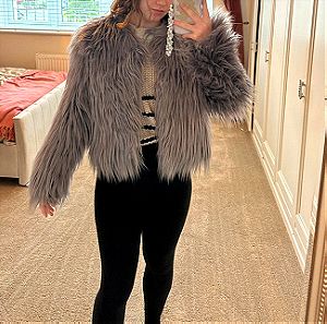 Missguided faux fur coat