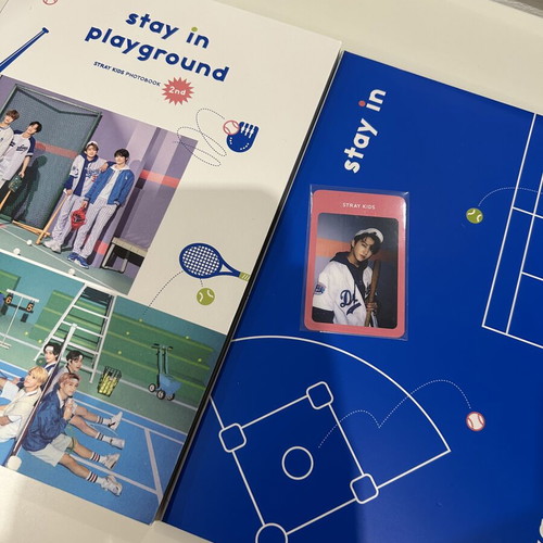 Stray Kids Stay in Playground 2nd Photobook with Changbin Polaroid