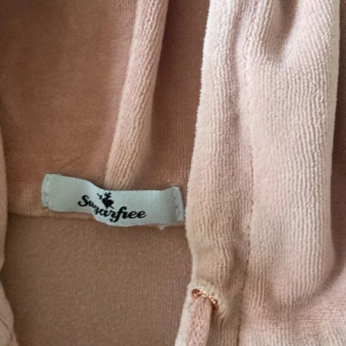 SugarFree pink textured zip-up hoodie, size 152 cm, age 12