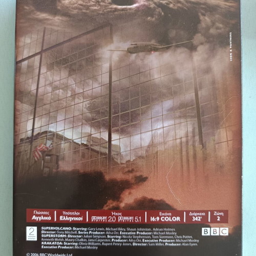 Natural Disasters Countdown BBC DVD set like new with subtitles