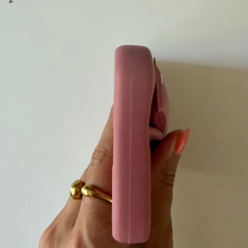 iPhone 14 case with lipgloss, silicone
