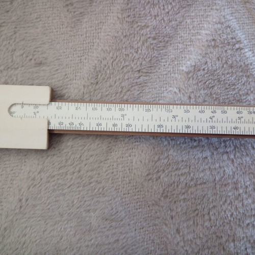 Priborov Leningrad logarithmic slide rule used, Soviet made