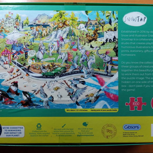 Gibsons Herd of Hilarity 1000-piece puzzle