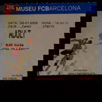  BARCELONA FCB εισιτηριο μουσείου 2005