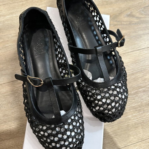Ancient Greek Sandals ballerina shoes size 39, black