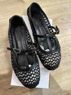 Ancient Greek Sandals ballerina shoes size 39, black