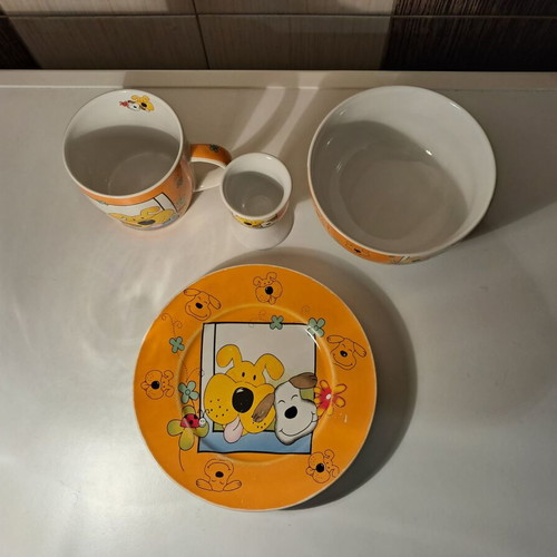 Espiel Children's Porcelain Dinner Set 4 Pieces Like New