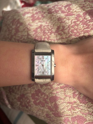 FENDI women's watch used Swiss Made with mother of pearl dial