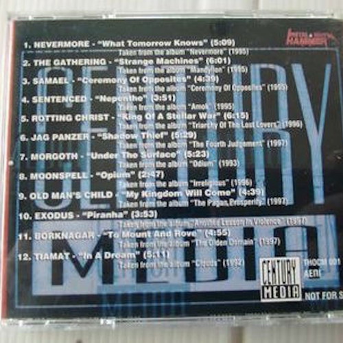 Testimony Of A Metal Century CD used, metal