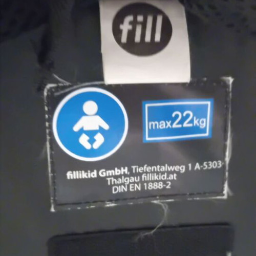 Fill folding stroller used