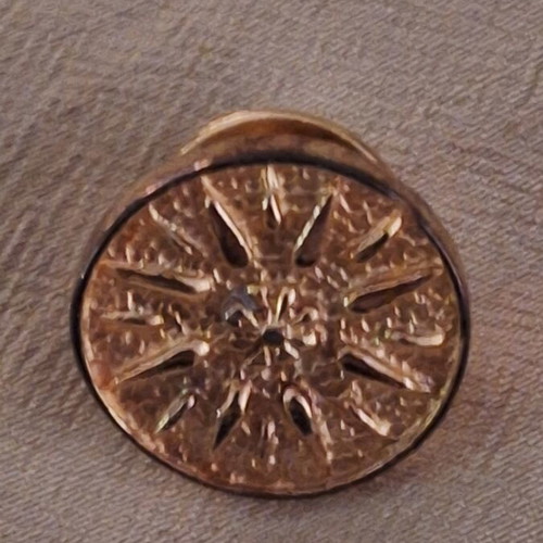 Vergina Star Pin like new, gold tone, collectible 1990s