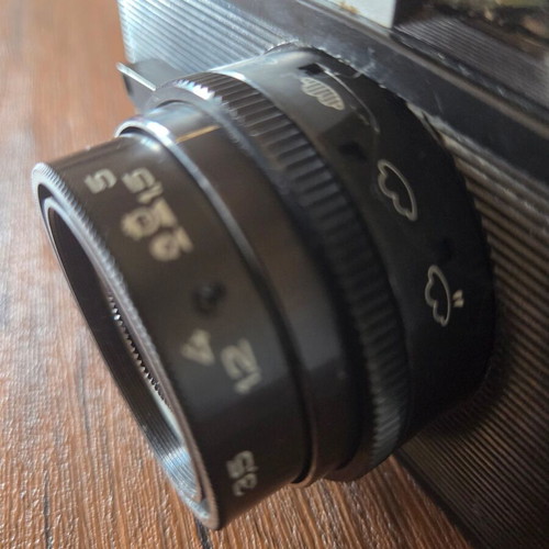 Lomo Smena Symbol camera with leather case used
