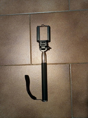 Selfie stick used for selfie photos