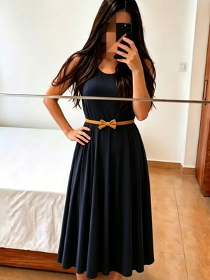 Helmi black dress like new, size M 38 10
