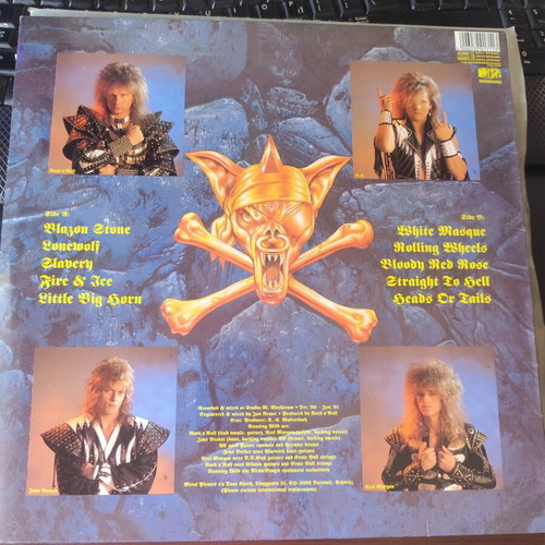 Running Wild Blazon Stone LP used, metal, first press 1991