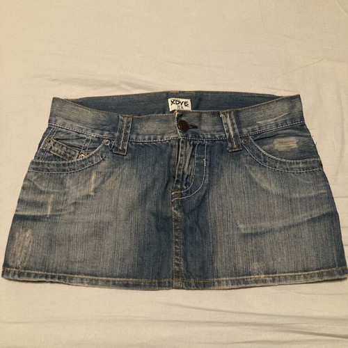 Mini denim skirt Pull & Bear like new, size M, blue